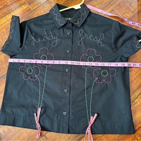 Teddy fresh bunch of flowers short sleeve shirt - Picture 6 of 8